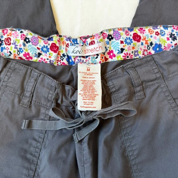 Koi Stretch Scrub Pants - Medium Grey - Size M - Picture 4 of 4